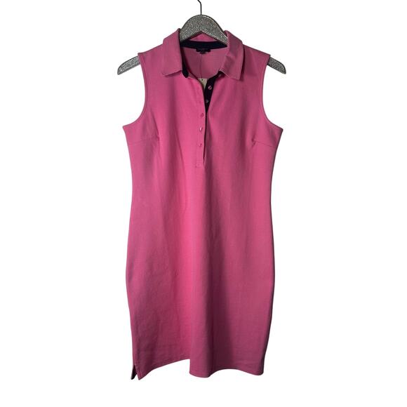 Talbots Pink Collared Sleeveless Dress NEW - Picture 1 of 7